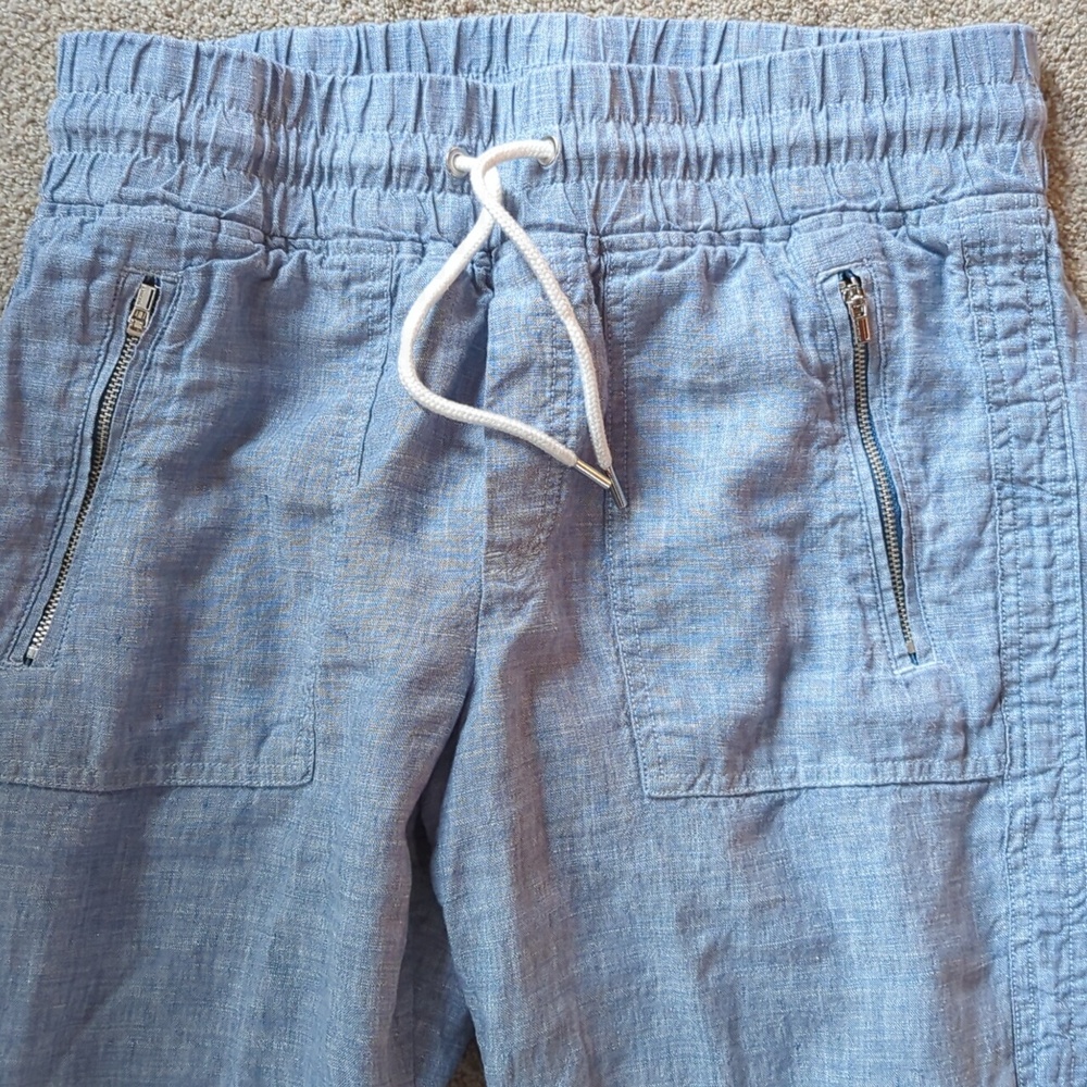 Athleta Cabo Linen Joggers